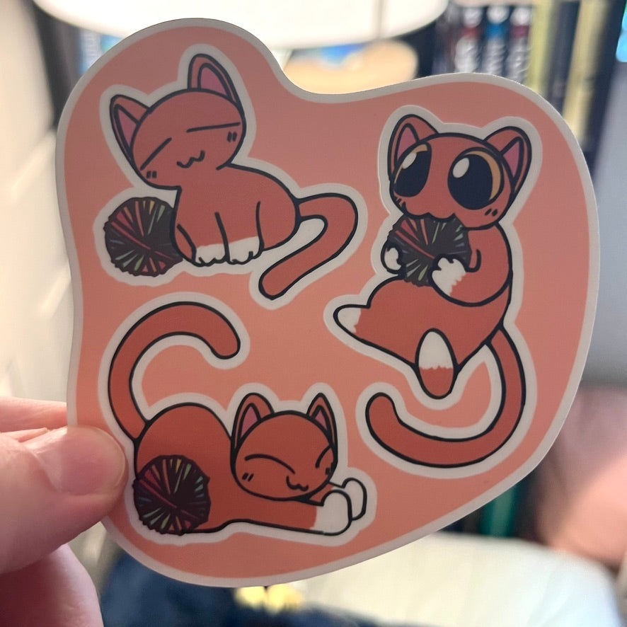 Knit Kittens Sheet