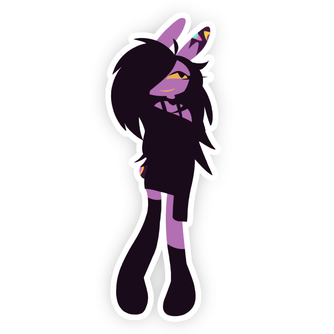 purple rabbit