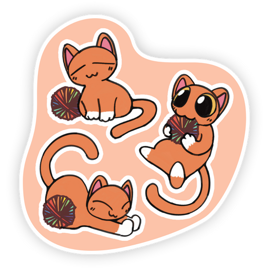 Knit Kittens Sheet